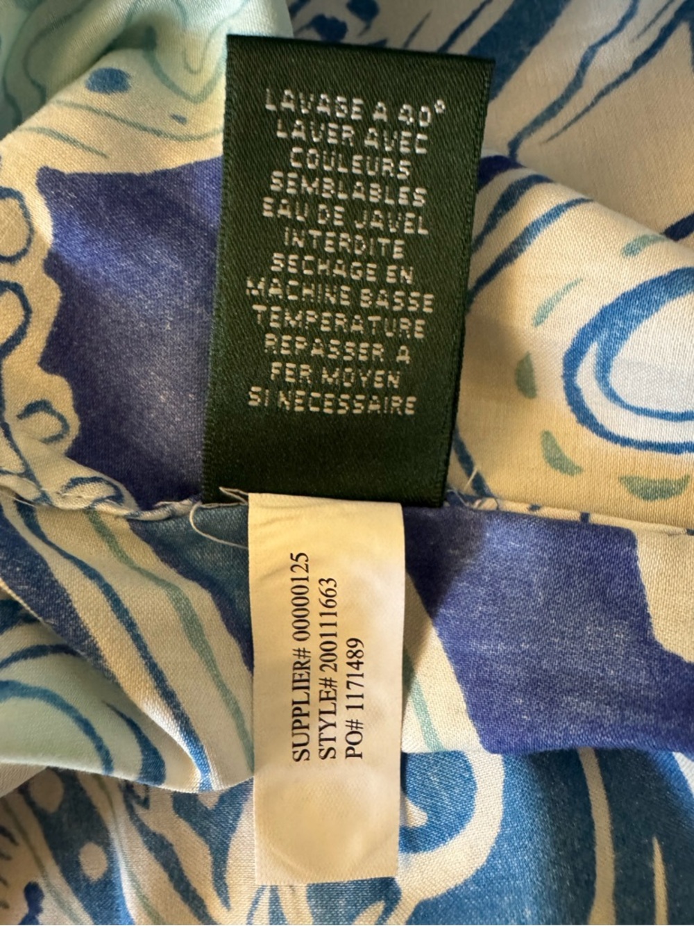 NWT Lauren Ralph Lauren Cotton Paisley Shirt - Picture 8 of 9